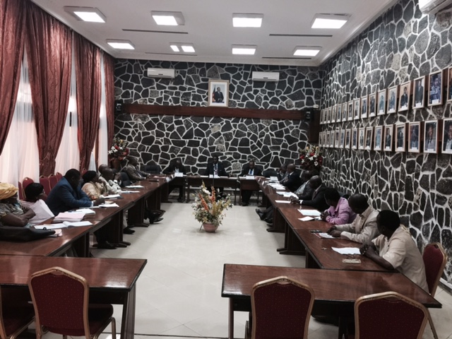 Réunion du 02 Décembre 2015 à la salle des Actes de l’Université de Yaoundé I, sur l’état d avancement des activités au CETIC