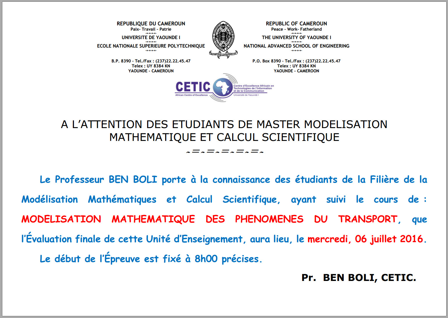 (Français) A L’ATTENTION DES ETUDIANTS DE MASTER MMCS