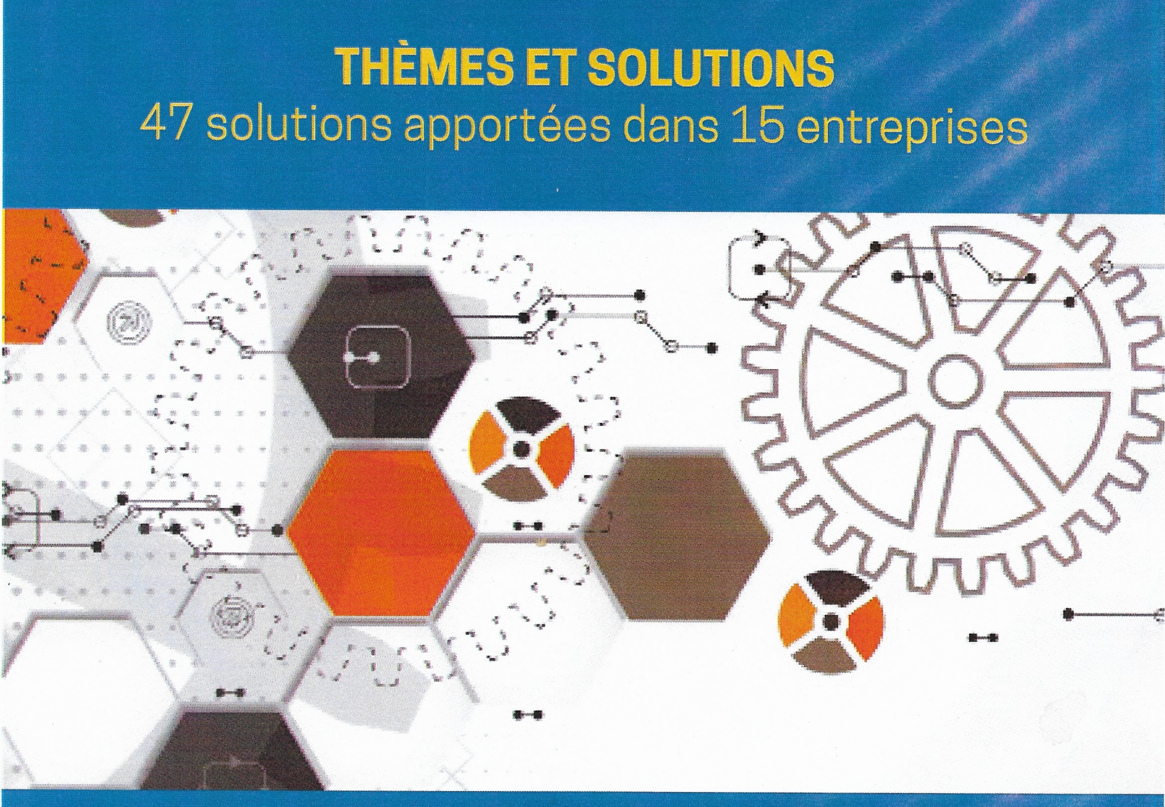 Themes and solutions, 47 solutions delivered in 15 companies.